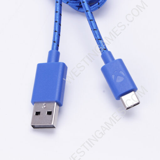 Original 9ft Braided Type-C USB Charging Cable Cord for Xbox One Elite Controller 2Gen Blue - Image 3