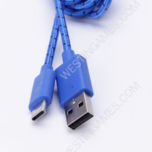 Original 9ft Braided Type-C USB Charging Cable Cord for Xbox One Elite Controller 2Gen Blue - Image 5