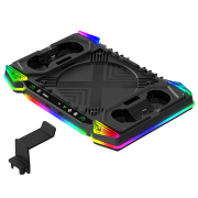 RGB Intelligent Temperature Control Cooling Fan Base with Charging Stand and Headphone Hangers Ipega PG-XBX025S For Xbox Series X Host