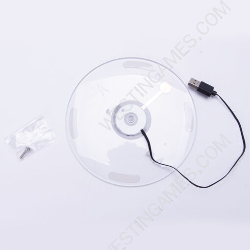 Standing upright RGB transparent Vertical Stand Stable LED Game Console Base HBP-575 for PS5 Slim Disc/Digital - Image 3