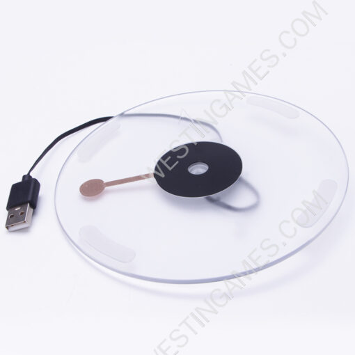 Standing upright RGB transparent Vertical Stand Stable LED Game Console Base HBP-575 for PS5 Slim Disc/Digital - Image 5