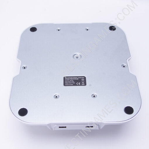 Multifunctional Heat Dissipation Base with Seat Charging and Game Disc Storage Rack GP-521 for For PS5 Slim host White - Image 5