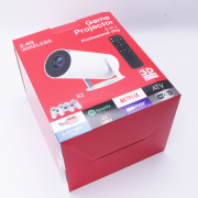 3D Mini Game Projector 2in1 HY300 Gamepad Controller Android 11 Portable Console Home 4K