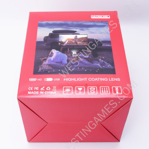 3D Mini Game Projector 2in1 HY300 Gamepad Controller Android 11 Portable Console Home 4K - Image 2
