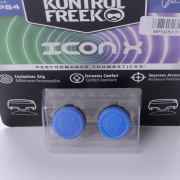 Joystick Caps Convex Thumbstick Cover Grip Set Joystick Cap for PS4 PS5 Switch Pro - ICONX Blue Black 03
