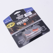 Joystick Caps Convex Thumbstick Cover Grip Set Joystick Cap for PS4 PS5 Switch Pro - CALL OF DUTYY Grey Orange