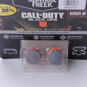 Joystick Caps Convex Thumbstick Cover Grip Set Joystick Cap for PS4 PS5 Switch Pro - CALL OF DUTYY Grey Orange 03