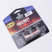 Joystick Caps Convex Thumbstick Cover Grip Set Joystick Cap for PS4 PS5 Switch Pro - CALL OF DUTYY Black Orange