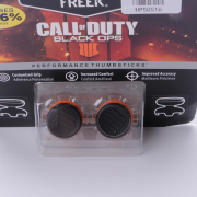 Joystick Caps Convex Thumbstick Cover Grip Set Joystick Cap for PS4 PS5 Switch Pro - CALL OF DUTYY Black Orange 03