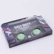s Convex Thumbstick Cover Grip Set Joystick Cap for PS4 PS5 Switch Pro - ZOMBIES Green Black