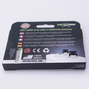 s Convex Thumbstick Cover Grip Set Joystick Cap for PS4 PS5 Switch Pro - DESTINYY2 Gold White 02