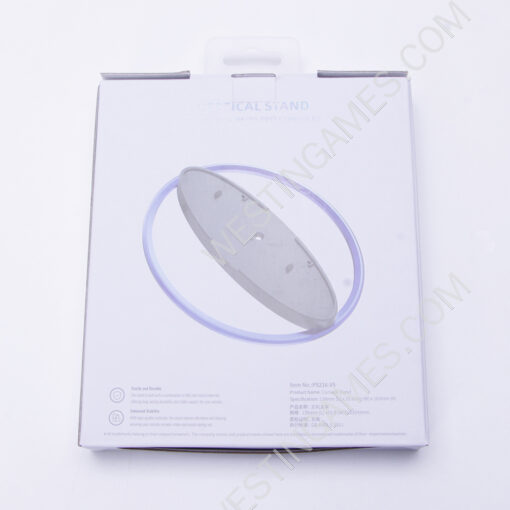 Vertical Base Stand Metal Bracket Holder for PS5 Slim and Pro Disc and Digital Edition Console Blue - Image 2