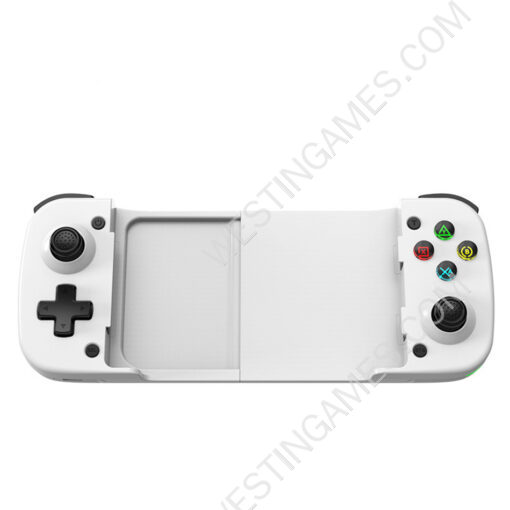 D3S Wireless Gamepad Joystick BT 5.0 Stretchable Game Controller For Android IOS Switch PC White