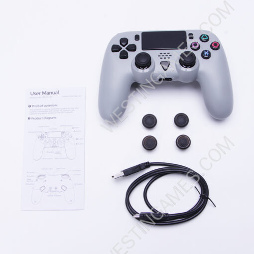 Multi-function Wireless Gamepad with Asymmetric Dual Motor Vibration,Headphone Jack and Prgrammable TP5-35137 for P5S Console - Image 3