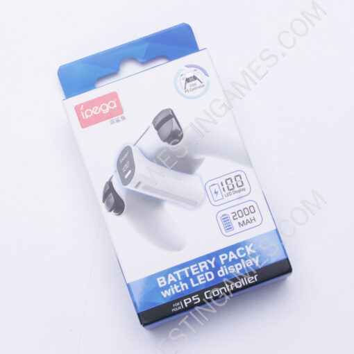 Rechargeable Battery 2000mAh Rechargeable Controller Battery with Digital Display For PS5 Edge Gamepad