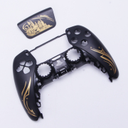 Replacement Fashion Top and Buttom with Touch Pad Housing Case Cover for PS5 v2.0 v3.0 Controller - Hogwarts Castle