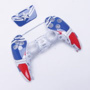 Replacement Fashion Top and Buttom with Touch Pad Housing Case Cover for PS5 v2.0 v3.0 Controller - Gundam