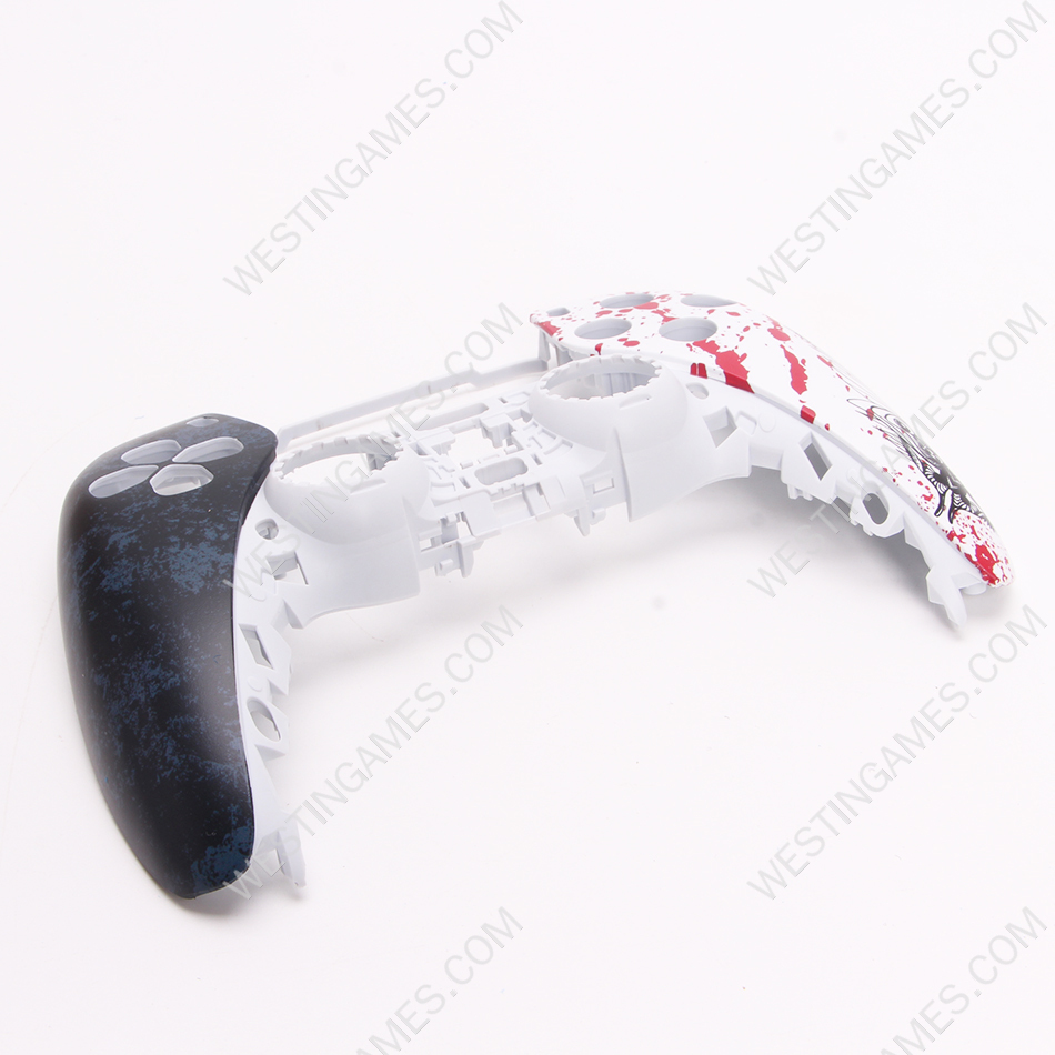 Replacement Fashion Top and Buttom with Touch Pad Housing Case Cover for PS5 v2.0 v3.0 Controller - the last of us - Image 3
