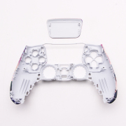 Replacement Fashion Top and Buttom with Touch Pad Housing Case Cover for PS5 v2.0 v3.0 Controller - GTA 02