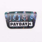 Replacement Fashion Top and Buttom with Touch Pad Housing Case Cover for PS5 v2.0 v3.0 Controller - PAYDAY 3 05