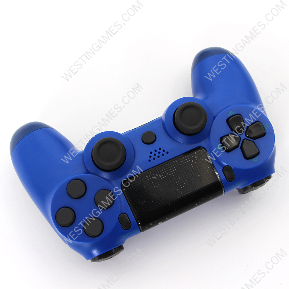 Wireless Dualshock 4 Controller without Logo for Playstation 4 PS4 Slim Pro - Blue - Image 5