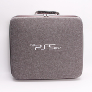 Protective Bag Adjustable Handle Bag Travel Carrying Case For PS5 Pro Console Grey