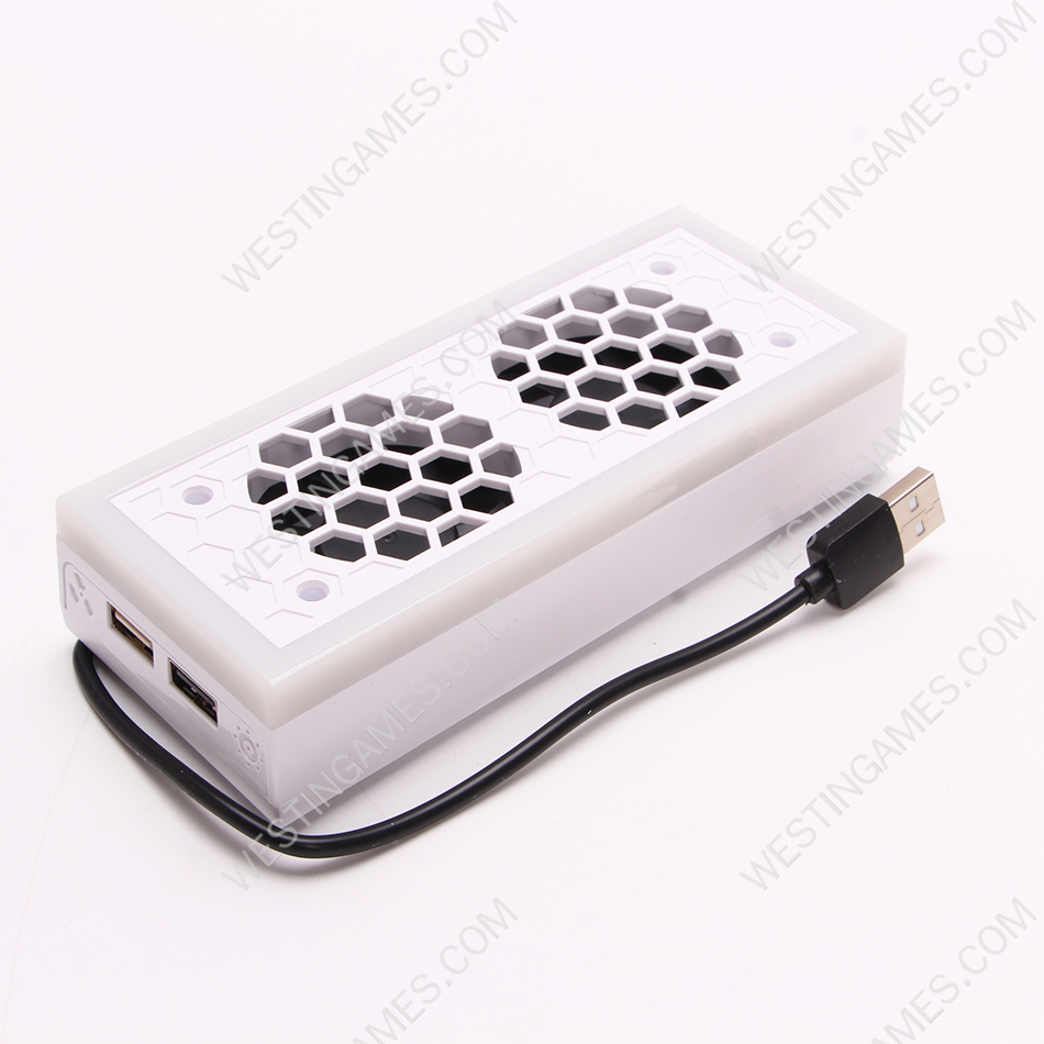 2in1 Vertical Cooler Cooling Base Stand with LED RGB Light for XBOX Series s Console - Image 4