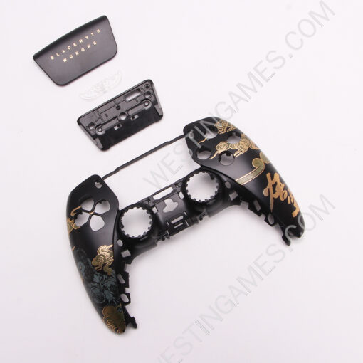 Replacement Fashion Top and Buttom with Touch Pad Housing Shell Cover for PS5 v2.0 v3.0 Controller - Wu Kong
