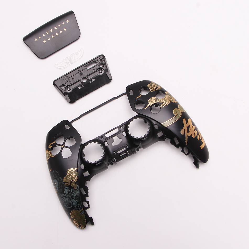 Replacement Fashion Top and Buttom with Touch Pad Housing Shell Cover for PS5 v2.0 v3.0 Controller - Wu Kong