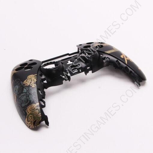 Replacement Fashion Top and Buttom with Touch Pad Housing Shell Cover for PS5 v2.0 v3.0 Controller - Wu Kong - Image 5