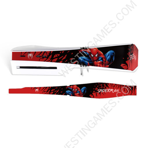 Horizontal Dust Proof Filter Cover Dust Net And Cooling Vents Dirty Prevent mesh Horizontal for PS5 Pro Console - Spider Man