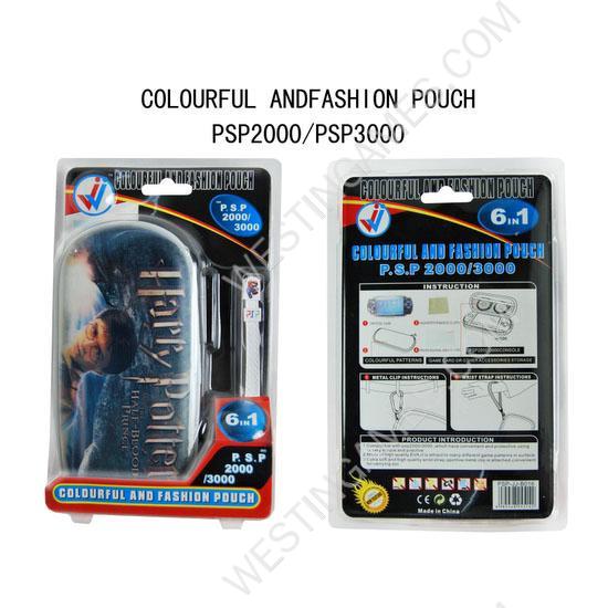 6in1 Colourful and Fashion Pouch for PSP2000/PSP3000