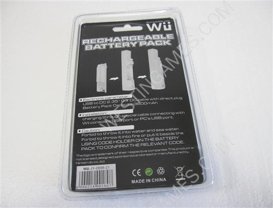 Wii 3600mAh Rechargeable Battery Pack - Image 2