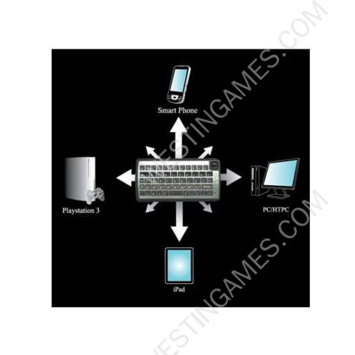 Petite Bluetooth Wireless Keyboard for PS3/PC/Mobile/Iphone/Ipad - Image 3