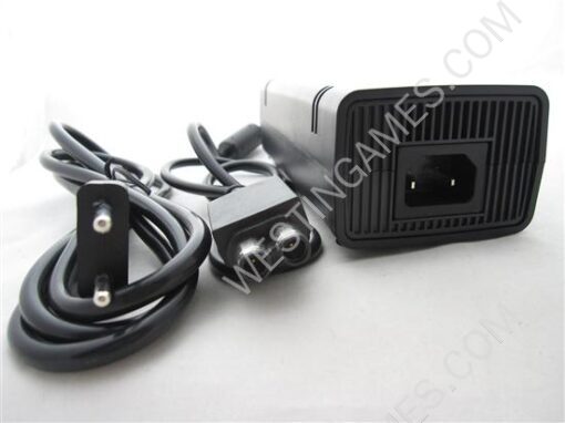 Designer's Black Power Brick Supply Ac Adapter 135W for Microsoft XBOX 360 Slim (EU Plug) - Image 2