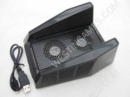 USB Powered 2-Mode Cooling Fan External Stand with USB 3-Port Hub for Xbox360 Slim