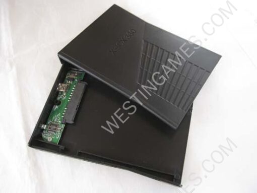 Mobile Mini 2.5 inch USB Hard Disk Case Enclosure Black for Xbox360 & XBOX360 Slim - Image 4