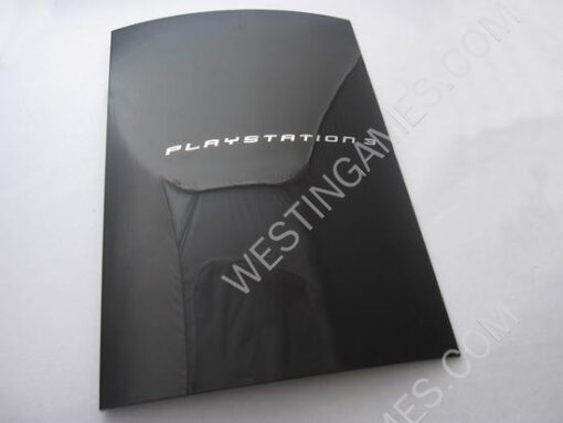 Replacement Semitransparent Faceplate Cover Case Black for Fat PS3 20G 40G