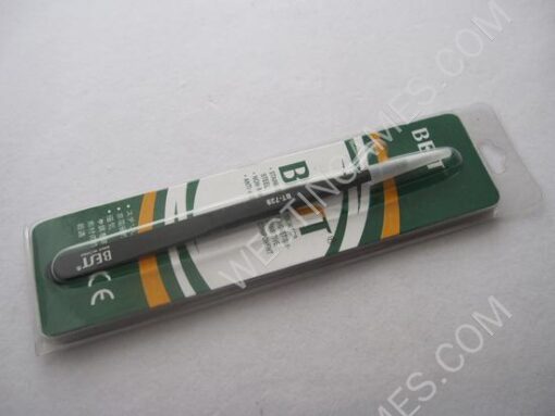 Anti-Static Non-Magnetic Extermely Fine and Sharp Tip Tweezer BT-728 (140mm) - Image 4