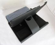 360 Degree Rotation Cover Case with Wireless Bluetooth Keyboard for New iPad 2 / 3 - Black 05