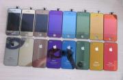 Front Mirror Lcd Screen + Touch Screen Digitizer Assembly with Back Cover for iphone 4S (Colourful)