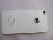 Replacement iPhone 4 4G Glass Back Cover - White (OEM)