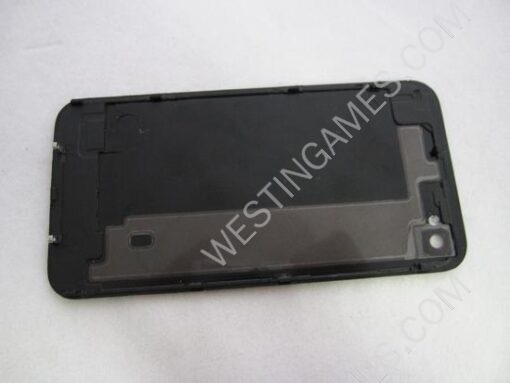 Replacement iPhone 4 4G Glass Back Cover - Black (OEM) - Image 2