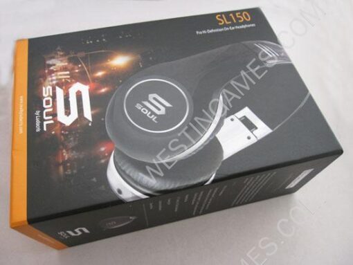 Soul by Ludacris SL150 Pro Hi-Definition On-Ear Headphones - Black/Chrome
