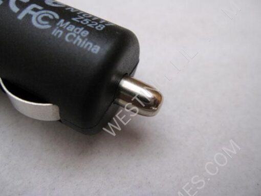 USB Car Power Charger Black for iPhone/iPad/iPod/Galaxy Tab & Mobile Phone - Black - Image 2