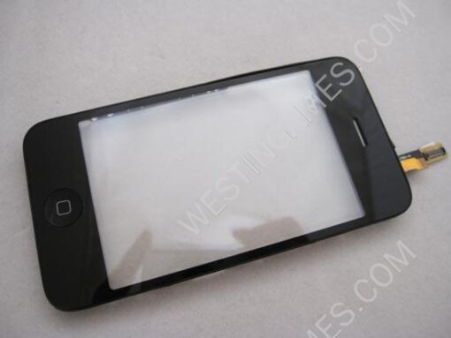 Touch Screen Digitizer Assembly with Frame & Home Button for iPhone 3GS (OEM)