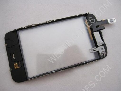 Touch Screen Digitizer Assembly with Frame & Home Button for iPhone 3GS (OEM) - Image 2