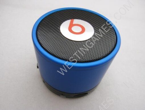 S10 Monster Beats by Dr Dre Mini Bluetooth Speaker Beatbox - Blue - Image 2