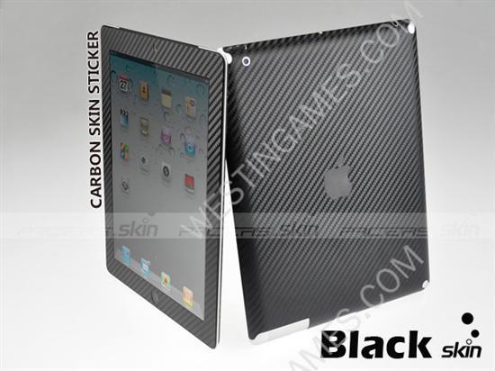 Carbon Fiber Skin Sticker for Apple New IPAD 3 / iPad 2 - 4 Colors