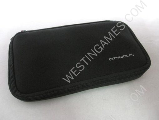 Protective Soft Case Cloth Bag for WII U Gamepad - Black/Blue
